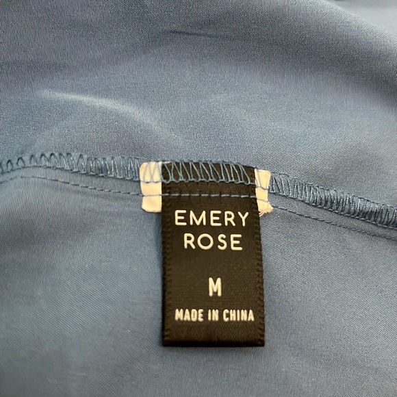 EMERY ROSE Blue Zip Up Jacket M NWOT - Picture 10 of 10